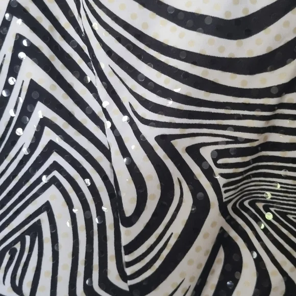 Mod Revival | Joseph Ribkoff Optical Zip Jacket Size 8 - Picture 7 of 8